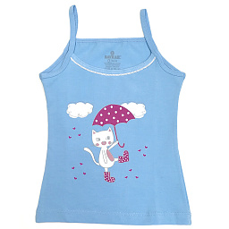 4404 Майка для девочки (однотон) (BAYKAR)