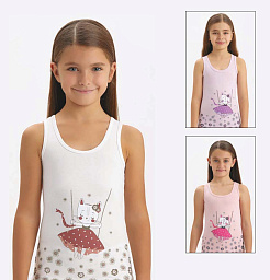 4986 Майка для девочек многоцвет (BAYKAR)