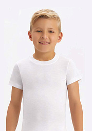 2202-01 Футболка детская белая (BAYKAR)