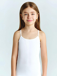 4200-01 Майка для девочки белая (BAYKAR)