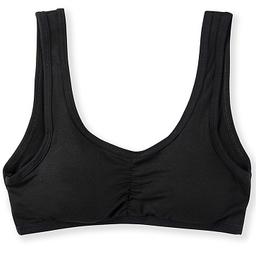 4409-02 Топ с поролоном черный (BAYKAR)