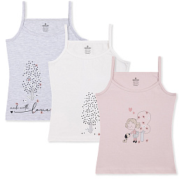 4398 Майка для девочки многоцвет (BAYKAR)