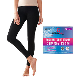 0766 Лосины женские с начесом 300 DEN