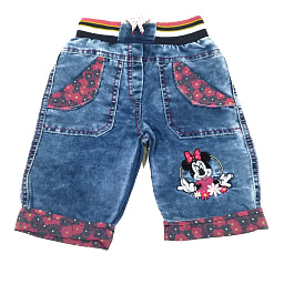 633 Шорты для девочки джинсовые