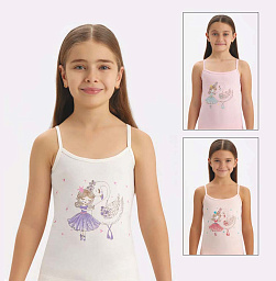 4926 Майка для девочек многоцвет (BAYKAR)