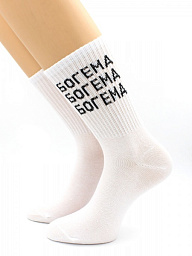 80159-21-06 Носки унисекс, надпись "Богема Богема Богема"