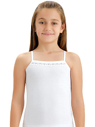 4397-01 Майка для девочки белая (BAYKAR)