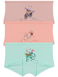 5844 Трусы шорты для девочки многоцвет (BAYKAR)