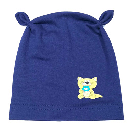 А73 Шапка для мальчика хлопок "Малыш"