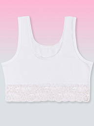 4942-01 Топ девочка белый (BAYKAR)