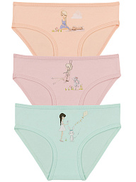 5862 Трусы для девочки многоцвет (BAYKAR)