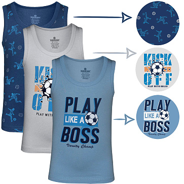 2360 Майка для мальчика многоцвет (BAYKAR) 2360 Майка для мальчика многоцвет (BAYKAR)