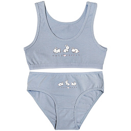 4571/4171PB1 Комплект (топ+трусы) для девочки (Donella)