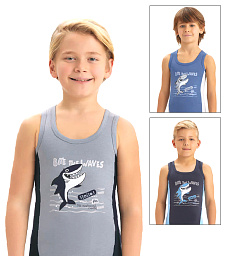 2656 майка для мальчиков многоцвет (BAYKAR)