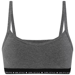 4012-23 Топ для девочки темно-серый (BAYKAR)