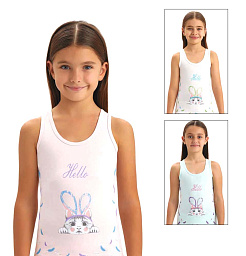 4306 Майка  для девочек многоцвет (BAYKAR)