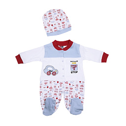 61839 Комбинезон+шапочка (машинка)