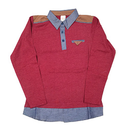 0509 джемпер поло для мальчиков