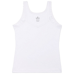 4172-01 Майка для девочек белая (BAYKAR)