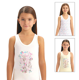 4934 Майка для девочек многоцвет (BAYKAR)