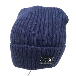 29М Шапка для мальчика двухслойная (флис)