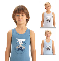 2664 майка для мальчиков многоцвет (BAYKAR)