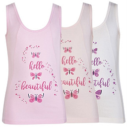 4558 Майка для девочек многоцвет (BAYKAR)