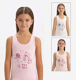 4958 майка для девочки многоцвет (BAYKAR)