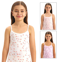 4910 майка для девочек многоцвет (BAYKAR)