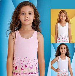 4684-99 Майка для девочек многоцвет (BAYKAR)